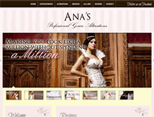 Tablet Screenshot of anasprogownalterations.com